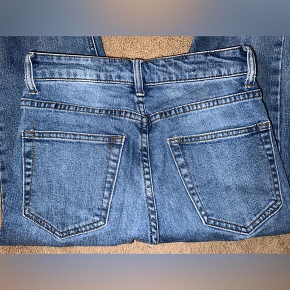 Gianni Bini Blue Straight-Leg Jeans - Picture 4 of 5